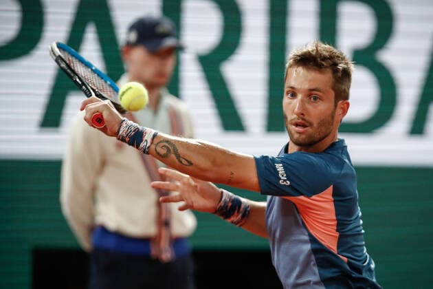 Rafael NADAL (ESP) contre Corentin MOUTET (FRA) TENNIS : Roland Garros 2022 - 25 05 2022 AurelienMorissard Panoramic 