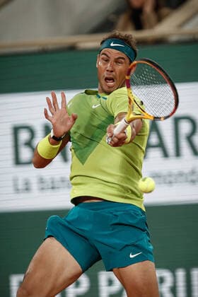 Rafael NADAL (ESP) contre Corentin MOUTET (FRA) TENNIS : Roland Garros 2022 - 25 05 2022 AurelienMorissard Panoramic 