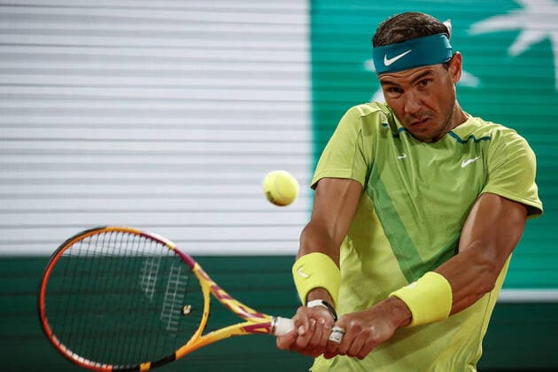 Rafael NADAL (ESP) contre Corentin MOUTET (FRA) TENNIS : Roland Garros 2022 - 25 05 2022 AurelienMorissard Panoramic 