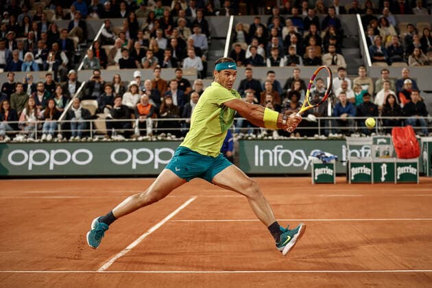 Rafael NADAL (ESP) contre Corentin MOUTET (FRA) TENNIS : Roland Garros 2022 - 25 05 2022 AurelienMorissard Panoramic 