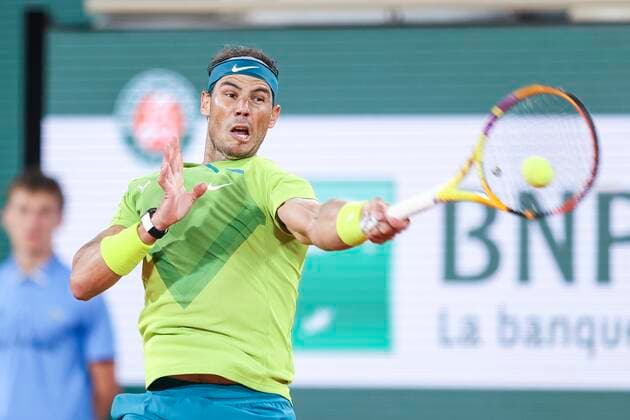 TENNIS - French Open 2022 PARIS,FRANCE,25.MAY.22 - TENNIS - ATP, Tennis Herren World Tour, French Open, Roland Garros, Grand Slam. Image shows Rafael Nadal (ESP).  GEPAxpictures xPatrickxSteiner