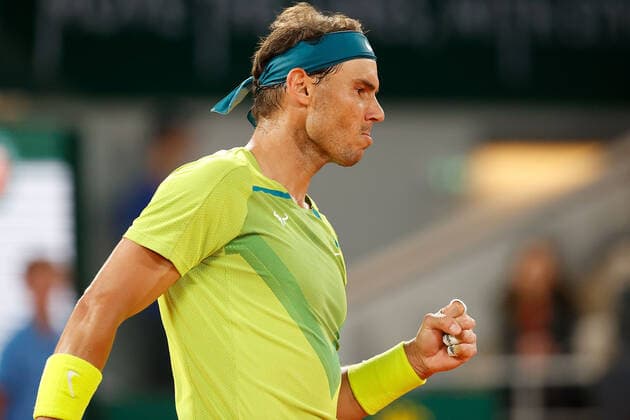 25 05 2022, Tennis, French Open 2022 Roland Garros, FRA, Paris, Roland Garros picture v li Rafael Nadal ESP Copyright: HMBxMedia AntonioxBorga