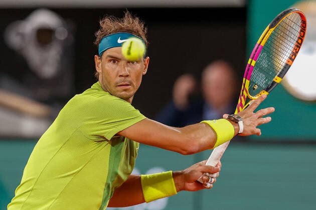 25 05 2022, Tennis, French Open 2022 Roland Garros, FRA, Paris, Roland Garros picture v li Rafael Nadal ESP Copyright: HMBxMedia AntonioxBorga
