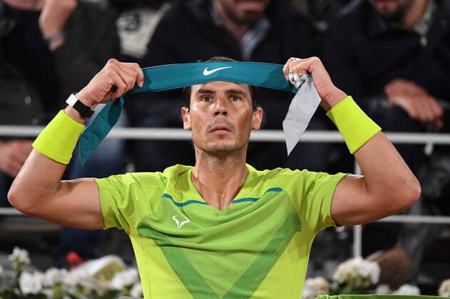 Tennis - Roland Garros 2022 - Rafael Nadal - Espagne TENNIS : Roland Garros 2022 - France - 25 05 2022 ChrysleneCaillaud Panoramic 