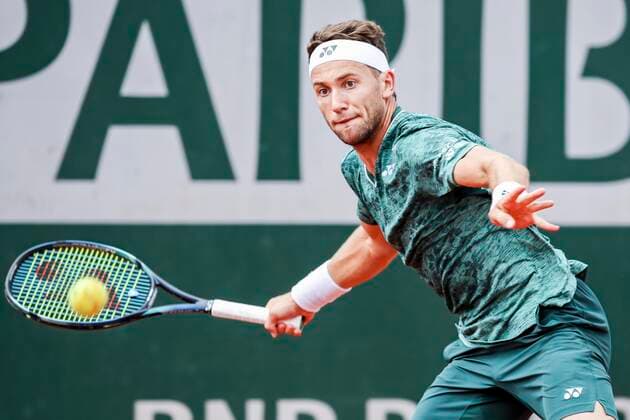 TENNIS - French Open 2022 PARIS,FRANCE,26.MAY.22 - TENNIS - ATP, Tennis Herren World Tour, French Open, Roland Garros, Grand Slam. Image shows Casper Ruud (NOR).  GEPAxpictures xPatrickxSteiner