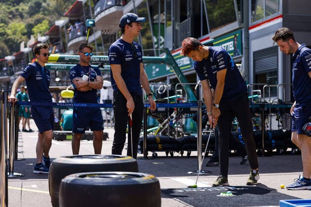 LATIFI Nicholas (can), Williams Racing FW44, ALBON Alexander (tha), Williams Racing FW44, portrait during the Formula 1 Grand Prix de Monaco 2022, 7th round of the 2022 FIA Formula One World Championship, WM, Weltmeisterschaft on the Circuit de Monaco, from May 27 to 29, 2022 in Monte-Carlo, Monaco - F1 - MONACO GRAND PRIX 2022 DPPI Panoramic 00122018__DE_2559.JPG_