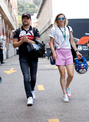 77 Valtteri Bottas FIN, Alfa Romeo F1 Team ORLEN and his girlfriend Tiffany Cromwell, F1 Grand Prix of Monaco at Circuit de Monaco on May 26, 2022 in Monte Carlo, Monaco Photo by HOCH ZWEI Monte Carlo Monaco