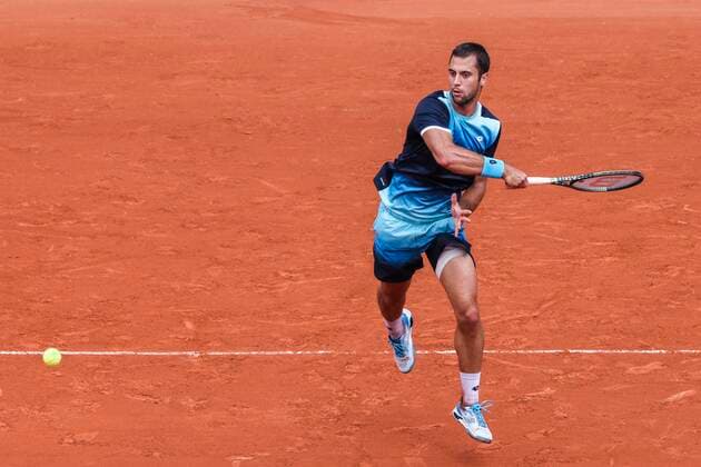 TENNIS - French Open 2022 PARIS,FRANCE,26.MAY.22 - TENNIS - ATP, Tennis Herren World Tour, French Open, Roland Garros, Grand Slam. Image shows Laslo Djere (SRB).  GEPAxpictures xPatrickxSteiner