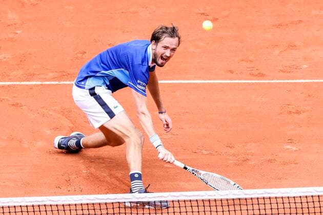 TENNIS - French Open 2022 PARIS,FRANCE,26.MAY.22 - TENNIS - ATP, Tennis Herren World Tour, French Open, Roland Garros, Grand Slam. Image shows Daniil Medvedev ( ).  GEPAxpictures xPatrickxSteiner