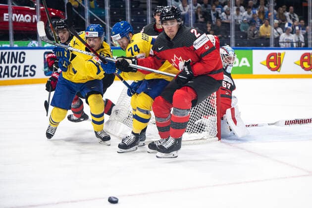 Ice hockey, World Cup, Sweden - Canada