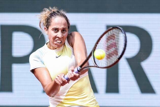 TENNIS - French Open 2022 PARIS,FRANCE,26.MAY.22 - TENNIS - WTA, Tennis Damen Tour, French Open, Roland Garros, Grand Slam. Image shows Madison Keys (USA).  GEPAxpictures xPatrickxSteiner