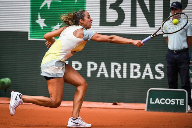 May 26, 2022, Paris, France, France: Madison KEYS of United States during the Day five of Roland-Garros 2022, French Open 2022, Grand Slam tennis tournament at the Roland-Garros stadium on May 26, 2022 in Paris, France. Paris France - ZUMAm308 20220526_zsp_m308_023 Copyright: xMatthieuxMirvillex