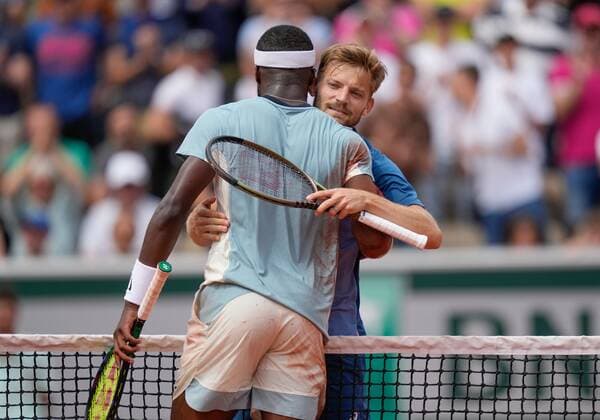 Mandatory Credit: Photo by Dave Shopland Shutterstock (12958165bu) David Goffin from Belgium wins 2nd round match in 4 sets French Open Tennis, Day 5, Roland Garros, Paris, France - 26 May 2022 French Open Tennis, Day 5, Roland Garros, Paris, France - 26 May 2022  Copyright: xDavexShopland Shutterstockx 12958165bu