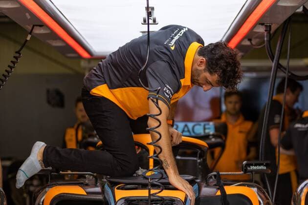 Daniel Ricciardo McLaren F1 Team gets out of the car, Monaco Grand Prix 2022, motorsports, Formula 1, 26 05 2022 Monaco Grand Prix 2022, motorsports, Formula 1, 26 05 2022 Copyright: xEibner-Pressefoto AlexanderxNeisx EP_ANS