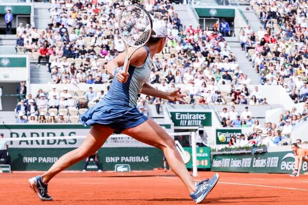 TENNIS - French Open 2022 PARIS,FRANCE,26.MAY.22 - TENNIS - WTA, Tennis Damen Tour, French Open, Roland Garros, Grand Slam. Image shows Iga Swiatek (POL).  GEPAxpictures xPatrickxSteiner