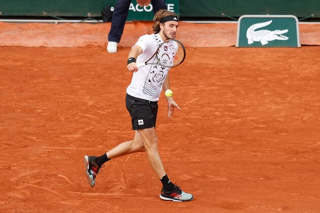 26 05 2022, Tennis, French Open 2022 Roland Garros, FRA, Paris, Roland Garros picture v li Stefanos Tsitsipas GRE Copyright: HMBxMedia AntonioxBorga