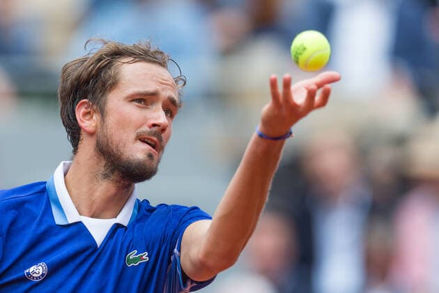 2022 French Open - Day Five Daniil Medvedev (RUS) during the 2022 French Open - Day Five in Paris, France, on May 26, 2022. Paris France  Copyright: xFotoxOlimpikx originalFilename:jastrzebowski-rolandga220526_np7e1.jpg