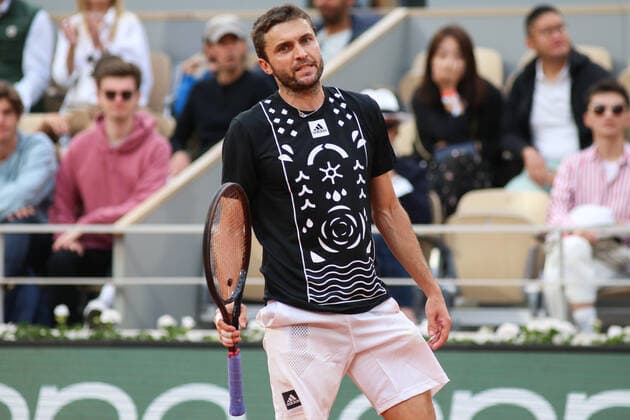 2022 French Open - Day Five Gilles Simon during his match against Steve Johnson on Philipe Chatrier court in the 2022 French Open finals day five. Paris France  Copyright: xIbrahimxEzzatx originalFilename:ezzat-notitle220526_npjxn.jpg