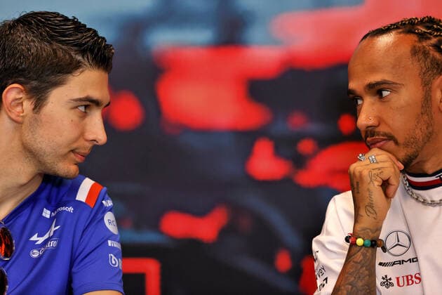 31 Esteban Ocon FRA, BWT Alpine F1 Team , 44 Lewis Hamilton GBR, Mercedes AMG Petronas F1 Team , F1 Grand Prix of Monaco at Circuit de Monaco on May 27, 2022 in Monte Carlo, Monaco Photo by DPPI via HOCH ZWEI Monte Carlo Monaco