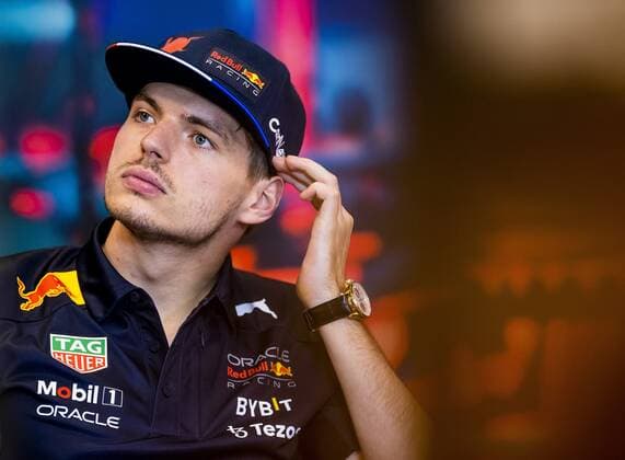 MONTE CARLO Max Verstappen Oracle Red Bull Racing during a press conference prior to practice 1 for the F1 Grand Prix of Monaco at Circuit de Monaco on May 27, 2022 in Monte Carlo, Monaco REMKO DE WAAL F1 Grand Prix of Monaco practice 1 2022 xVIxANPxSportx xxANPxIVx 449385485 originalFilename: 449385485.jpg