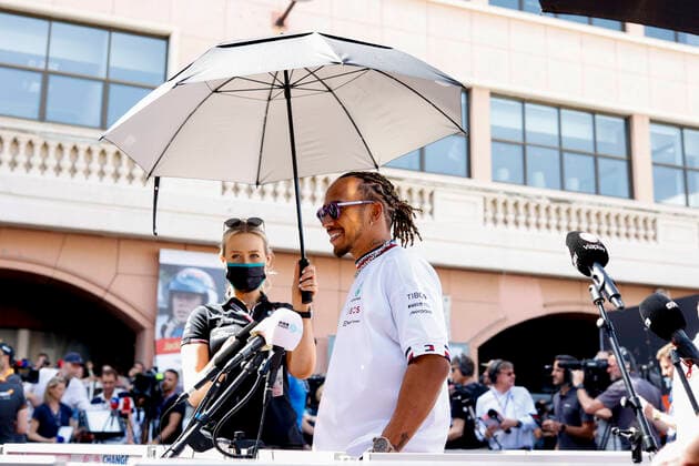 44 Lewis Hamilton GBR, Mercedes AMG Petronas F1 Team , F1 Grand Prix of Monaco at Circuit de Monaco on May 27, 2022 in Monte Carlo, Monaco Photo by HOCH ZWEI Monte Carlo Monaco