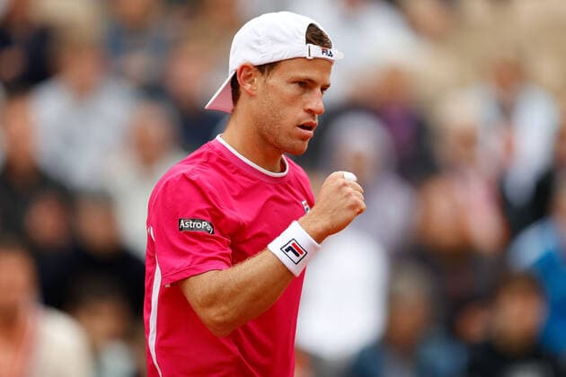 27 05 2022, Tennis, French Open 2022 Roland Garros, FRA, Paris, Roland Garros picture v li Diego Schwartzman ARG Copyright: HMBxMedia AntonioxBorga