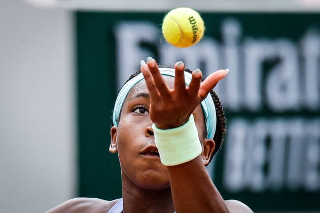 May 27, 2022, Paris, France, France: Coco GAUFF of United States during the Day six of Roland-Garros 2022, French Open 2022, Grand Slam tennis tournament at the Roland-Garros stadium on May 27, 2022 in Paris, France. Paris France - ZUMAm308 20220527_zsp_m308_014 Copyright: xMatthieuxMirvillex