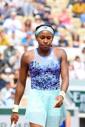 Coco Gauff ( USA ) TENNIS : Roland Garros 2022 - Internationaux de France - 27 05 2022 FedericoPestellini Panoramic 