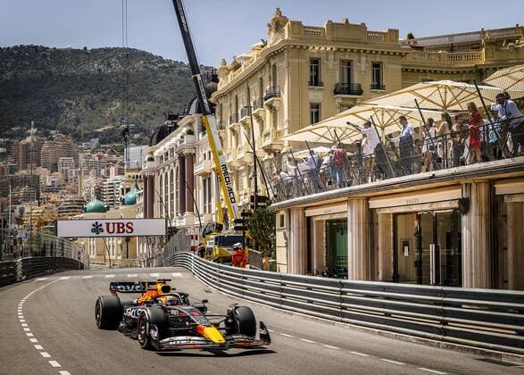 MONTE CARLO Max Verstappen Oracle Red Bull Racing on the streets of Monte Carlo during 1st practice session for the F1 Grand Prix of Monaco at Circuit de Monaco on May 27, 2022 in Monte Carlo, Monaco REMKO DE WAAL F1 Grand Prix of Monaco practice 1 2022 xVIxANPxSportx xxANPxIVx 449395077 originalFilename: 449395077.jpg
