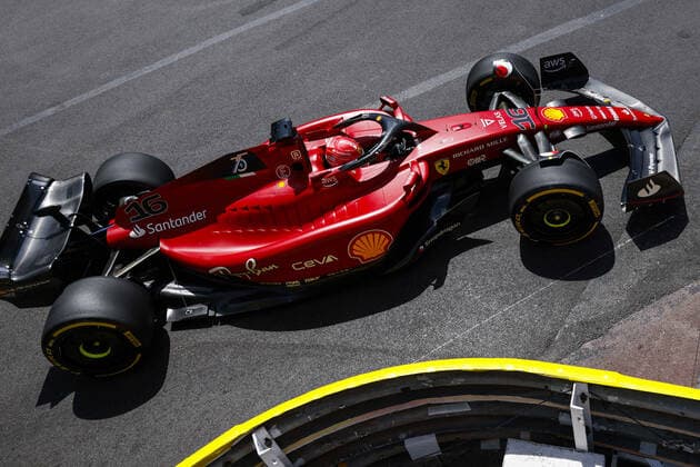 16 LECLERC Charles (mco), Scuderia Ferrari F1-75, action during the Formula 1 Grand Prix de Monaco 2022, 7th round of the 2022 FIA Formula One World Championship, WM, Weltmeisterschaft on the Circuit de Monaco, from May 27 to 29, 2022 in Monte-Carlo, Monaco - F1 - MONACO GRAND PRIX 2022 DPPI Panoramic  00122018__DE_2911.JPG_