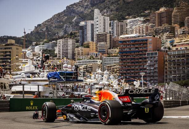 MONTE CARLO Max Verstappen Oracle Red Bull Racing during 1st practice for the F1 Grand Prix of Monaco at Circuit de Monaco on May 27, 2022 in Monte Carlo, Monaco REMKO DE WAAL F1 Grand Prix of Monaco practice 1 2022 xVIxANPxSportx xxANPxIVx 449395790 originalFilename: 449395790.jpg