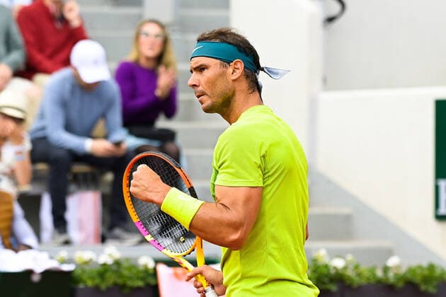 Rafael Nadal ( Espagne ) TENNIS : Roland Garros 2022 - Internationaux de France - 27 05 2022 FedericoPestellini Panoramic 