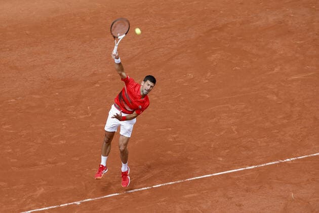 Novak Djokovic (SRB) Vs Aljaz Bedene (SLO) TENNIS : Roland-Garros - 27 05 2022 MichaelBaucher Panoramic 