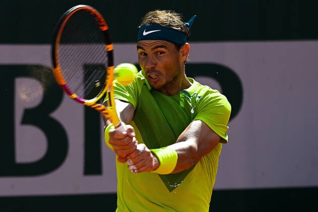 Rafael Nadal ( Espagne ) TENNIS : Roland Garros 2022 - Internationaux de France - 27 05 2022 FedericoPestellini Panoramic 
