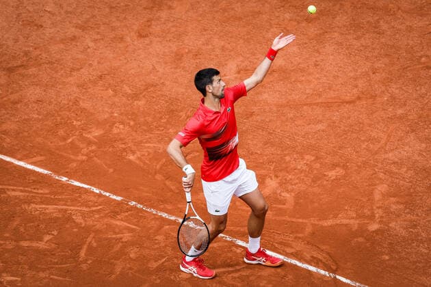 May 27, 2022, Paris, France, France: Novak DJOKOVIC of Serbia during the Day six of Roland-Garros 2022, French Open 2022, Grand Slam tennis tournament at the Roland-Garros stadium on May 27, 2022 in Paris, France. Paris France - ZUMAm308 20220527_zsp_m308_022 Copyright: xMatthieuxMirvillex