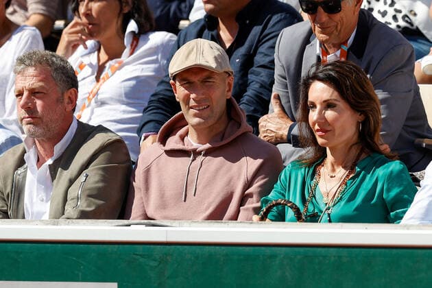 27 05 2022, Tennis, French Open 2022 Roland Garros, FRA, Paris, Roland Garros picture v li ZinÃ dine Zidane visit Copyright: HMBxMedia AntonioxBorga