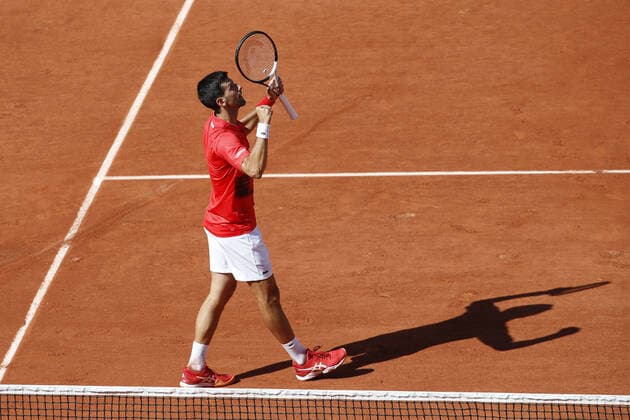 Novak Djokovic (SRB) Vs Aljaz Bedene (SLO) TENNIS : Roland-Garros - 27 05 2022 MichaelBaucher Panoramic 