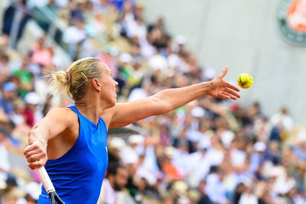 Kaia Kanepi ( EST ) TENNIS : Roland Garros 2022 - Internationaux de France - 27 05 2022 FedericoPestellini Panoramic 