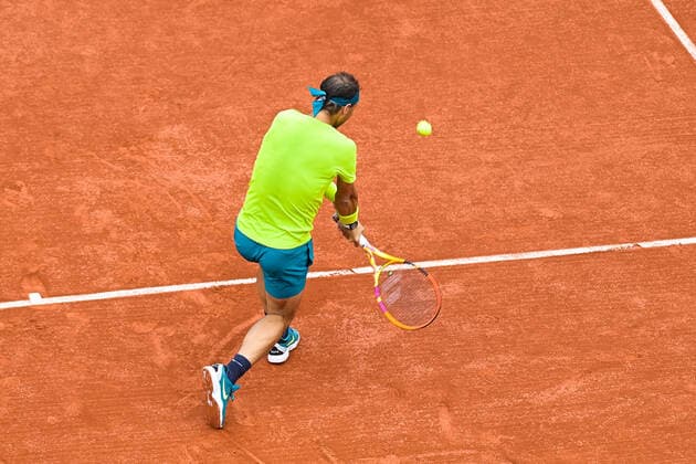 Rafael Nadal ( Espagne ) TENNIS : Roland Garros 2022 - Internationaux de France - 27 05 2022 FedericoPestellini Panoramic 