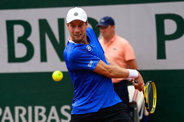 Botic Van De Zandschulp ( Pays Bas ) TENNIS : Roland Garros 2022 - Internationaux de France - 27 05 2022 FedericoPestellini Panoramic 