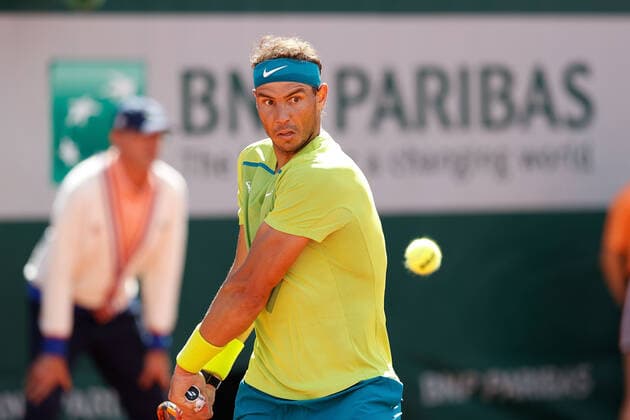 27 05 2022, Tennis, French Open 2022 Roland Garros, FRA, Paris, Roland Garros, picture v li Rafael Nadal ESP Copyright: HMBxMedia AntonioxBorga