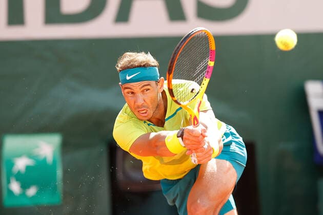27 05 2022, Tennis, French Open 2022 Roland Garros, FRA, Paris, Roland Garros, v li Rafael Nadal ESP Tennis, French Open 2022 Roland Garros Paris Copyright: xBeckerxEibner-Pressefotox EP_hec