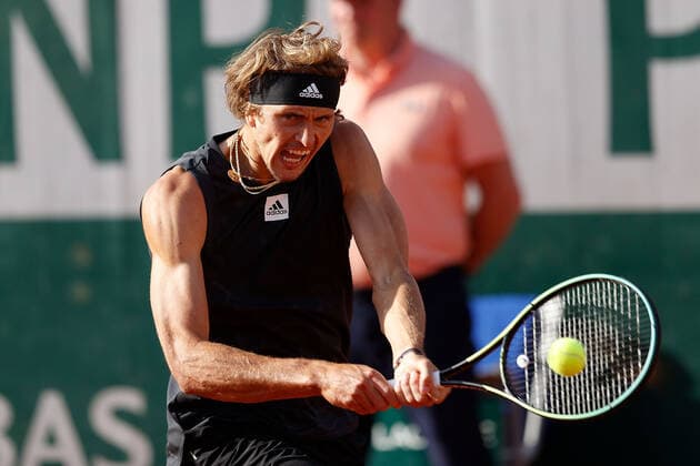 27 05 2022, Tennis, French Open 2022 Roland Garros, FRA, Paris, Roland Garros v li Alexander Zverev GER Tennis, French Open 2022 Roland Garros Paris Copyright: xBeckerxEibner-Pressefotox EP_hec