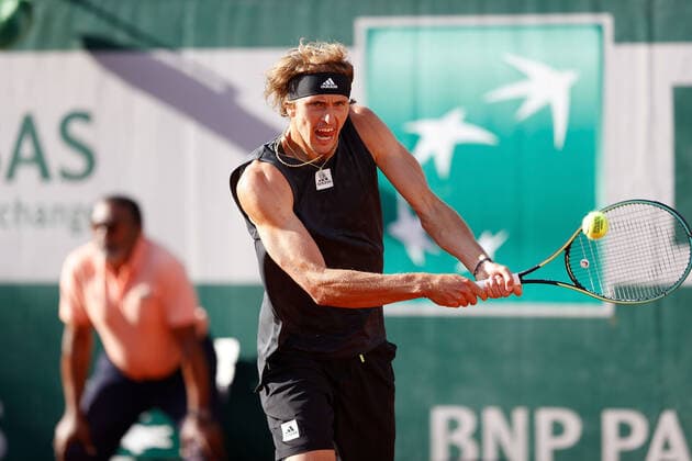 27 05 2022, Tennis, French Open 2022 Roland Garros, FRA, Paris, Roland Garros v li Alexander Zverev GER Tennis, French Open 2022 Roland Garros Paris Copyright: xBeckerxEibner-Pressefotox EP_hec