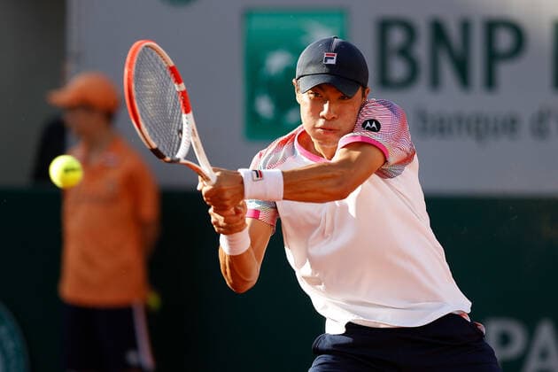27 05 2022, Tennis, French Open 2022 Roland Garros, FRA, Paris, Roland Garros v li Brandon Nakashima USA Tennis, French Open 2022 Roland Garros Paris Copyright: xBeckerxEibner-Pressefotox EP_hec