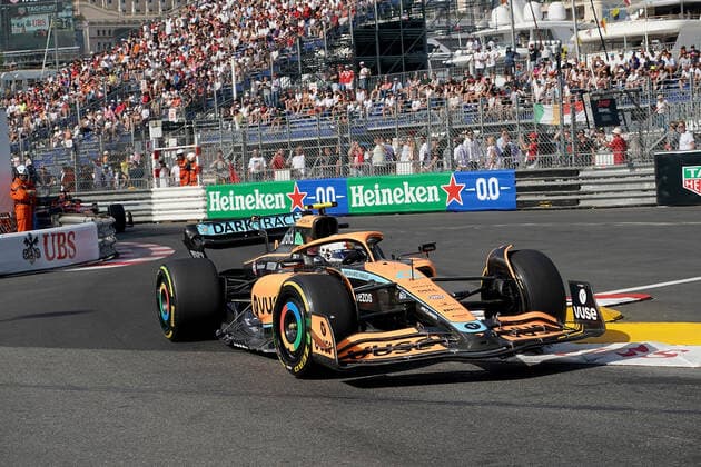 FORMULA 1 GRAND PRIX DE MONACO 2022 27 05 2022, Monaco Circuit, Monte Carlo, FORMULA 1 GRAND PRIX DE MONACO 2022 , in the picture Lando Norris GBR , McLaren F1 Team nordphotoxGmbHx xBratic nph00250
