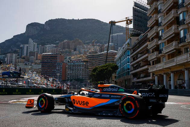 4 Lando Norris GBR, McLaren F1 Team , F1 Grand Prix of Monaco at Circuit de Monaco on May 27, 2022 in Monte Carlo, Monaco Photo by HOCH ZWEI Monte Carlo Monaco