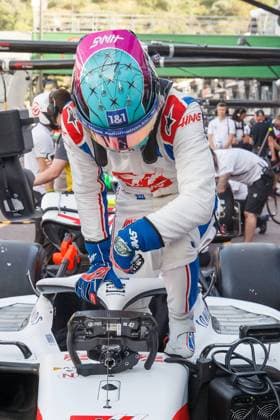 Mick Schumacher Haas F1 Team gets out of the car, Monaco Grand Prix 2022, Motorsports, Formula 1, 27 05 2022 Monaco Grand Prix 2022, Motorsports, Formula 1, 27 05 2022 Copyright: xEibner-Pressefoto AlexanderxNeisx EP_ANS