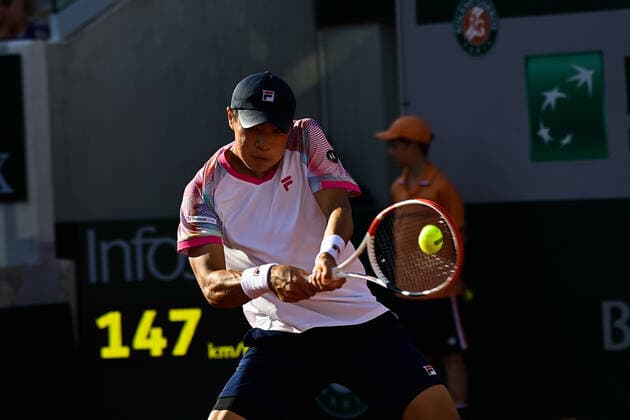 Brandon Nakashima ( USA ) - TENNIS : Roland Garros 2022 - Internationaux de France - 27 05 2022 FedericoPestellini Panoramic 