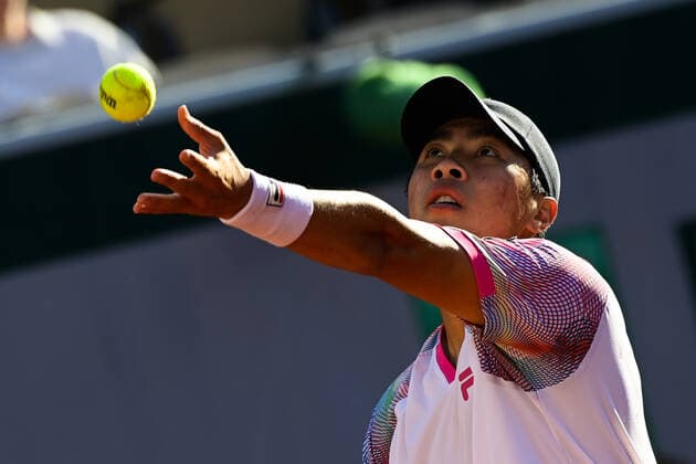 Brandon Nakashima ( USA ) - TENNIS : Roland Garros 2022 - Internationaux de France - 27 05 2022 FedericoPestellini Panoramic 